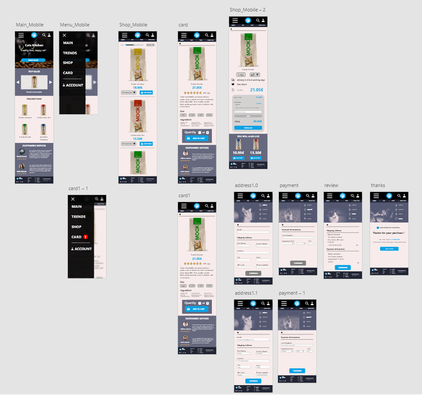 Prototype haute fidélité responsive global